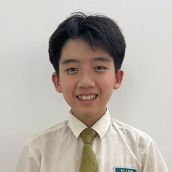 Ng J Sen, WMSIP Form 1 Student